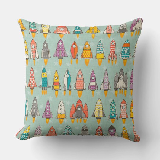 Retroraketen minze kissen (Vorderseite)