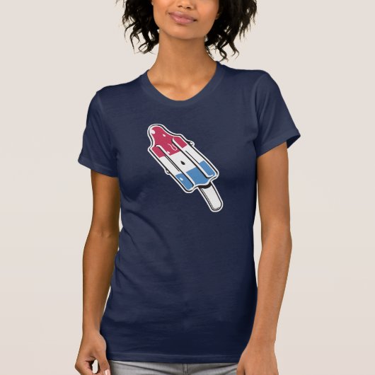 Retroraketeneis-Pop T-Shirt (Vorderseite)