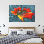 Retroreflektion Canvas Print Leinwanddruck (Insitu (Schlafzimmer))