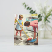 Retroreinigung der Vintagen Mama Postkarte (Stehend Vorderseite)