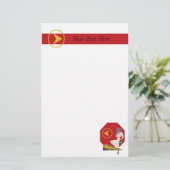 Retroreise Briefpapier (Stehend Vorderseite)