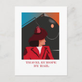 Retroreise Postkarte (Vorderseite)