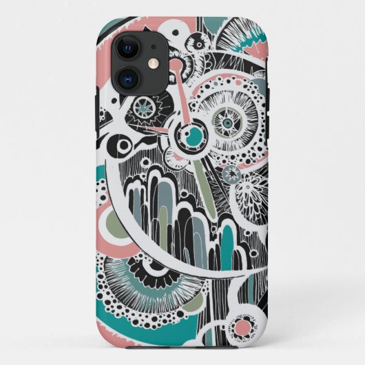 Retrorocket-Kasten Case-Mate iPhone Hülle (Rückseite)