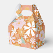 Retrosa orange Rosa Geschenkschachtel (Rückseite)