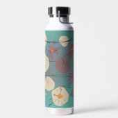Retrosa und weiße Blume Trinkflasche (Links)