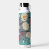 Retrosa und weiße Blume Trinkflasche (Vorne)