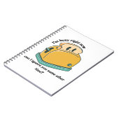 Retrosarkastischer Toast Notizblock (Linke Seite)