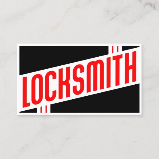 Retroschloss Visitenkarte (Vorderseite)