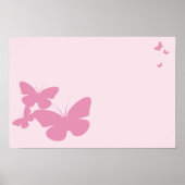 Retroschmetterlinge Poster (Vorne)