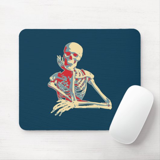 Retroskelett Mousepad (Mit Mouse)