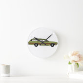 Retrostation Runde Wanduhr (Zuhause)