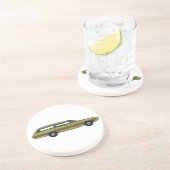 Retrostation Sandstein Untersetzer (Seite)