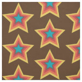 Retrostil 70er-Sternmuster Stoff (Muster)