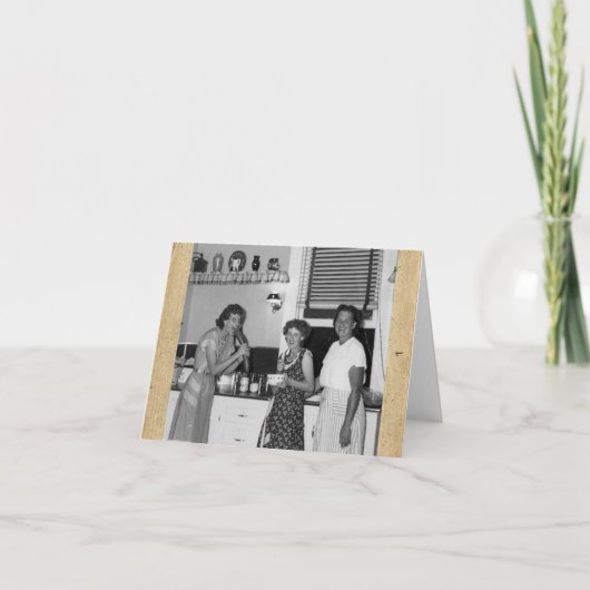 Retrostil "Between Friends" Note Card (Vorderseite)