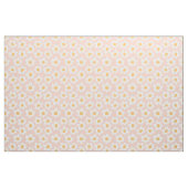 Retrostil blüht auf rosa Hintergrund Stoff (Fat Quarter (45,7 x 55,9 cm))