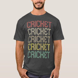 Retrostil-Cricket-Design T-Shirt