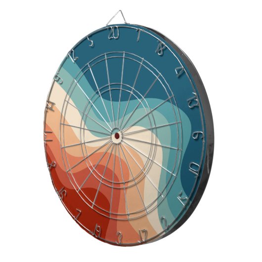 Retrostil Dartscheibe (Vorderseite rechts)