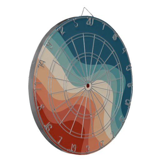 Retrostil Dartscheibe (Vorderseite Links)