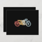 Retrostil für Motorräder Vintag (Vorne/Hinten)