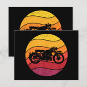 Retrostil für Motorräder Vintag (Vorne/Hinten)