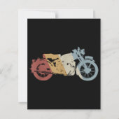 Retrostil für Motorräder Vintag (Rückseite)