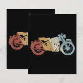 Retrostil für Motorräder Vintag (Vorne/Hinten)