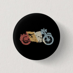 Retrostil für Motorräder Vintag Button