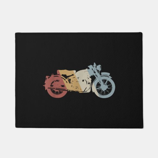 Retrostil für Motorräder Vintag Fußmatte (Vorderseite)