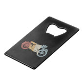 Retrostil für Motorräder Vintag Geldbeutel Flaschenöffner