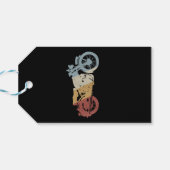 Retrostil für Motorräder Vintag Geschenkanhänger (Rückseite Horizontal)