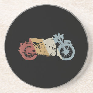 Retrostil für Motorräder Vintag Getränkeuntersetzer