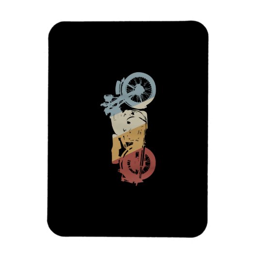 Retrostil für Motorräder Vintag Magnet (Vertikal)