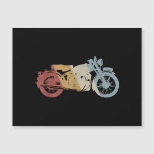Retrostil für Motorräder Vintag Magnetkarte