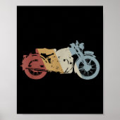 Retrostil für Motorräder Vintag Poster (Vorne)