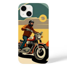 Retrostil für Motorradfahrer