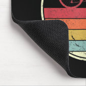 Retrostil für Radfahrer Mousepad (Ecke)