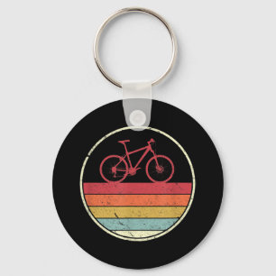 Retrostil für Radfahrer Schlüsselanhänger