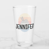 Retrostil Glas (Rückseite)