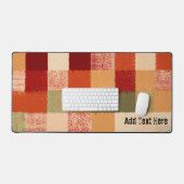 Retrostil Herbstfarbe Schreibtischunterlage (Tastatur & Maus)