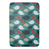 Retrostil in attraktivem Farbenwirbel Badematte (Vorderseite Vertikal)