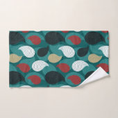 Retrostil in attraktivem Farbenwirbel Badhandtuch Set (Handtuch)