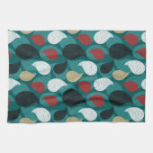 Retrostil in attraktivem Farbenwirbel Geschirrtuch (Horizontal)