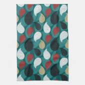 Retrostil in attraktivem Farbenwirbel Geschirrtuch (Vertikal)