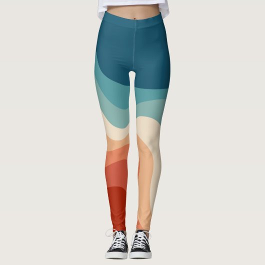 Retrostil Leggings (Vorderseite)