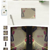 Retrostil-Lipstick Notizblock