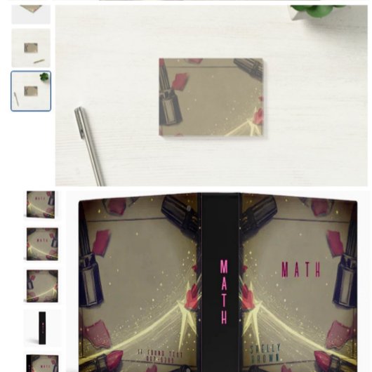 Retrostil-Lipstick Notizblock