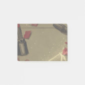 Retrostil-Lipstick Post-it Klebezettel (Vorderseite)