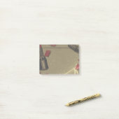 Retrostil-Lipstick Post-it Klebezettel (Auf Schreibtisch)