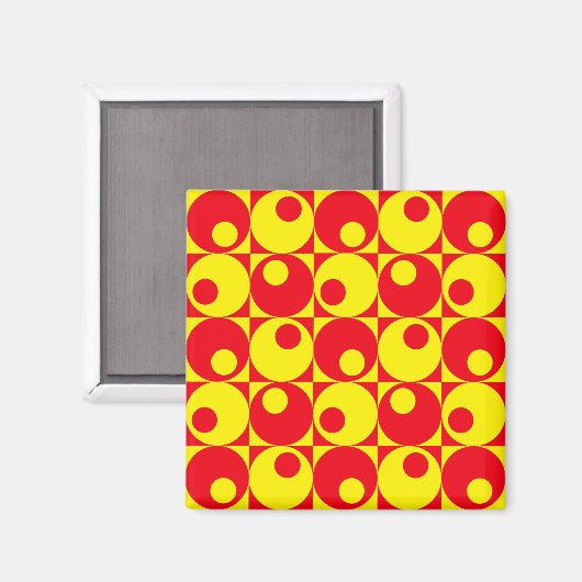 Retrostil Magnet (Vorderseite/Rückseite)