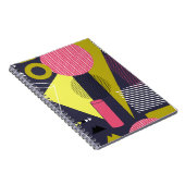 Retrostil, Muster-Design. Kunst, abstrakt, Notizblock (Rechte Seite)